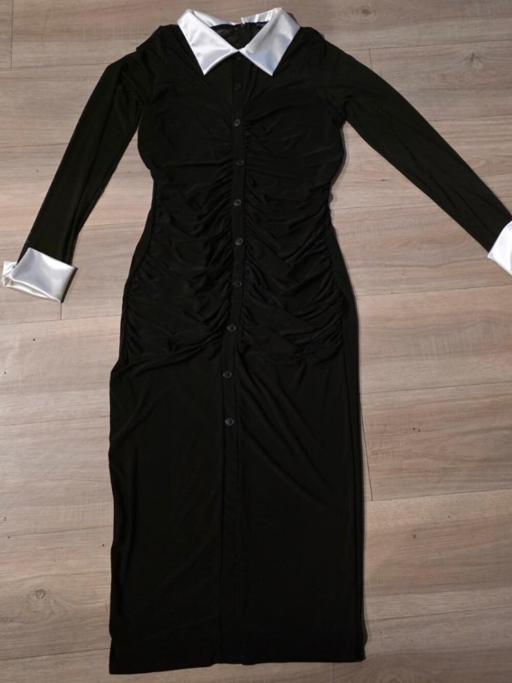 Fashion Nova Women's Black and White Dress